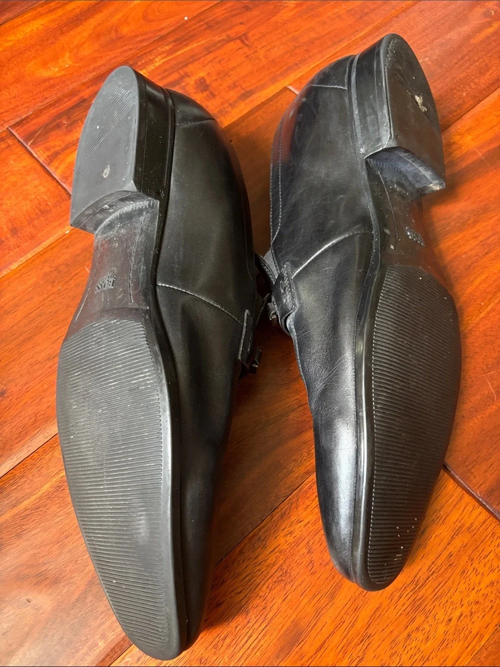 Hugo Boss Black Leather Bit Loafers